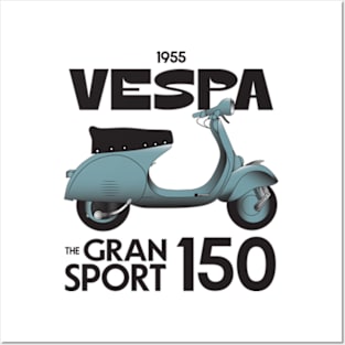 1955 Vespa 150 GS Posters and Art